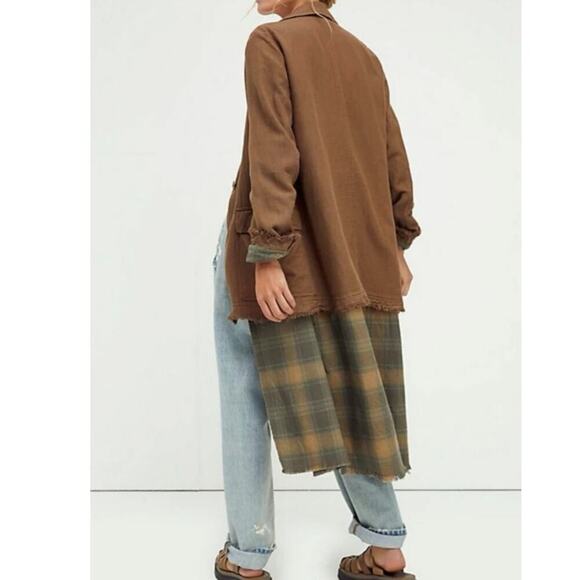 Free people Jax tailored blazer trench size XL - Picture 2 of 10